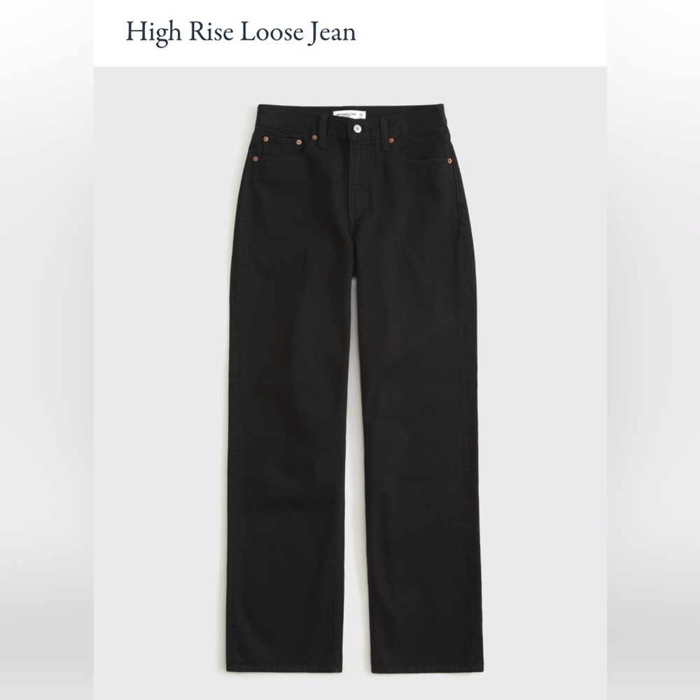 Abercrombie & Fitch Black High Rise Jeans